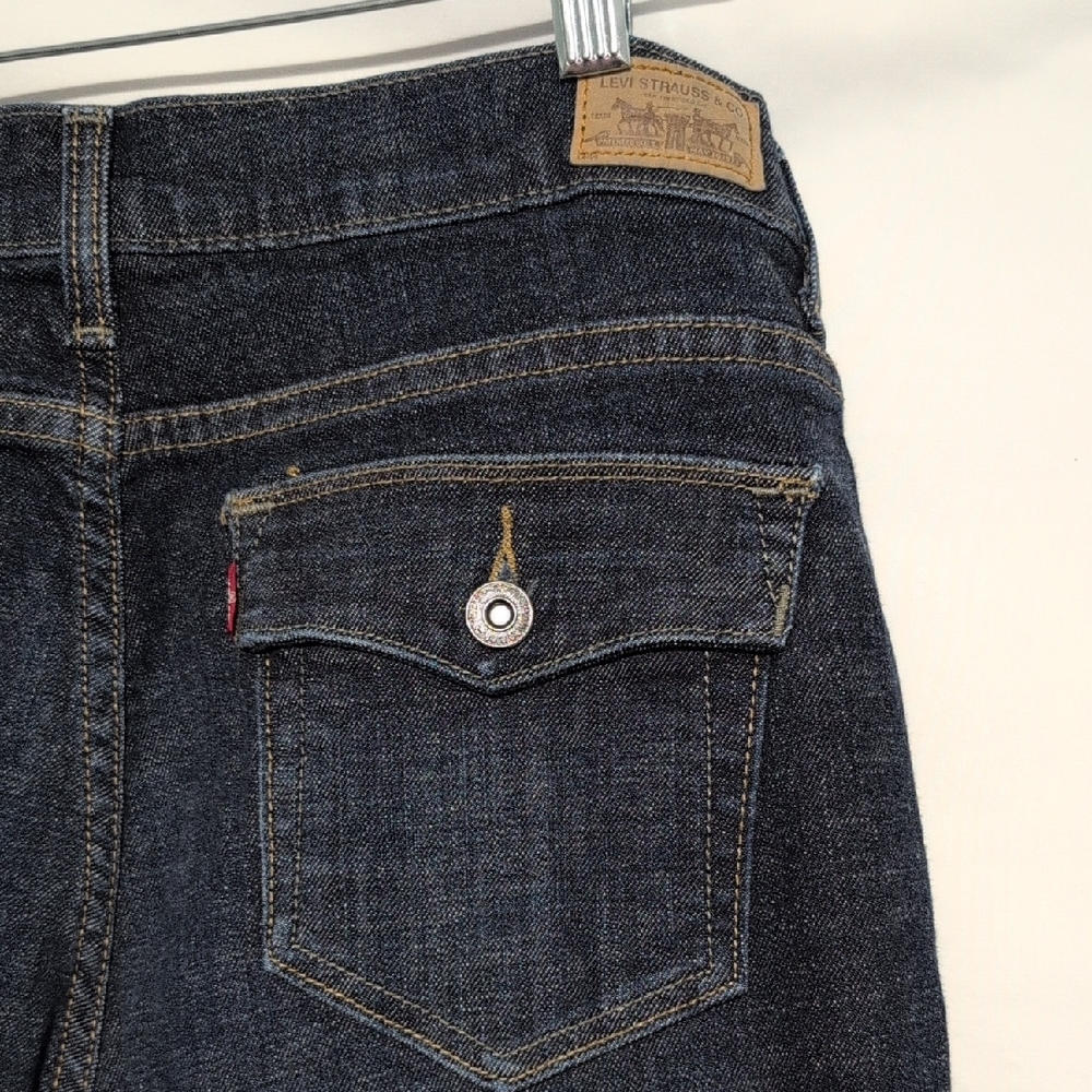 Levi's Dark Blue Relaxed Men's Jeans - Picture 6 of 8